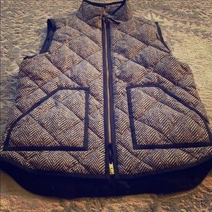 J. Crew factory herringbone vest